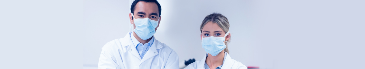 Doctors Wearing Face Mask, Covid-19 Appointment Screening